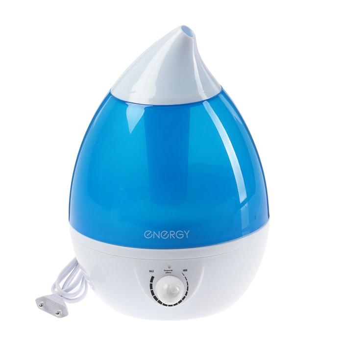 Увлажнитель ENERGY EN-615, ультразвуковой, 25 Вт, 2.6 л, до 25 м²,  бело-синий Увлажнитель ENERGY EN-615, ультразвуковой, 25 Вт, 2.6 л, до 25 м²,  бело-синий