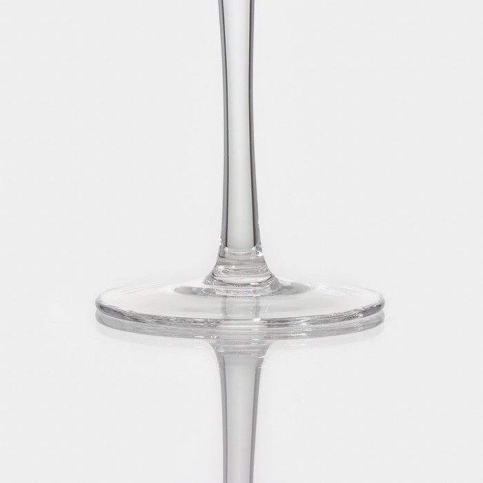 Бокал для вина стеклянный Magistro «Жемчуг», 300 мл, 8,5×22 см, с золотой отводкой Бокал для вина стеклянный Magistro «Жемчуг», 300 мл, 8,5×22 см, с золотой отводкой