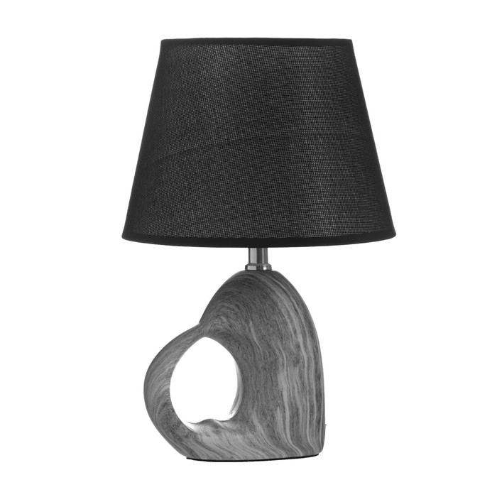 Настольная лампа Настольная лампа "Пьет" E14 40Вт серый 23х23х34 см RISALUX