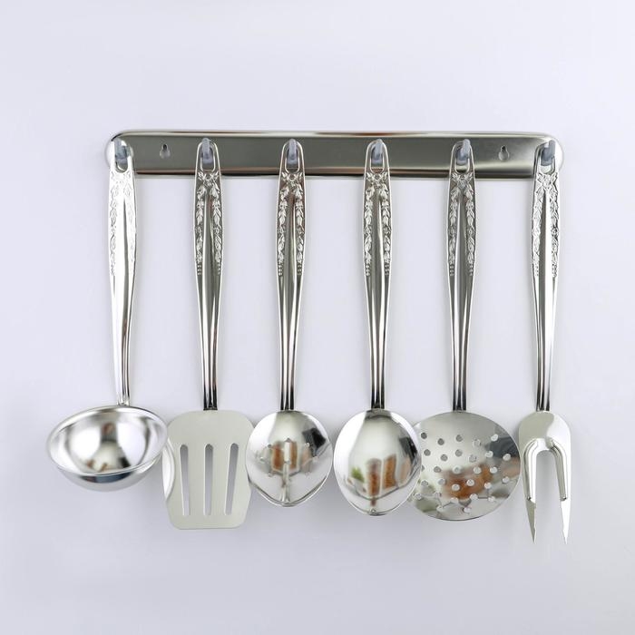 Набор кухонный «Родник», d=35 см, h=30 см, 6 предметов Набор кухонный «Родник», d=35 см, h=30 см, 6 предметов