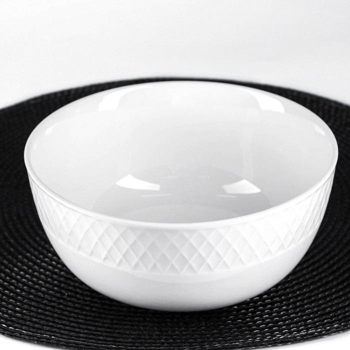 Салатник фарфоровый Wilmax «Юлия Высоцкая», 1,3 л, d=18 см, цвет белый Салатник фарфоровый Wilmax «Юлия Высоцкая», 1,3 л, d=18 см, цвет белый