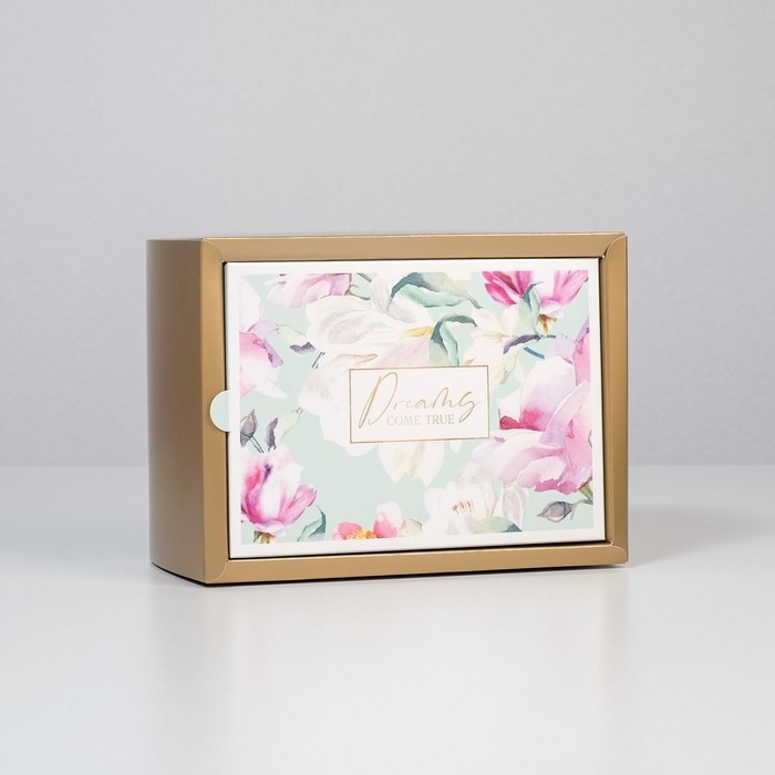 Коробка подарочная складная, упаковка, «Цветочная», 20 х 15 х 10 см Коробка подарочная складная, упаковка, «Цветочная», 20 х 15 х 10 см
