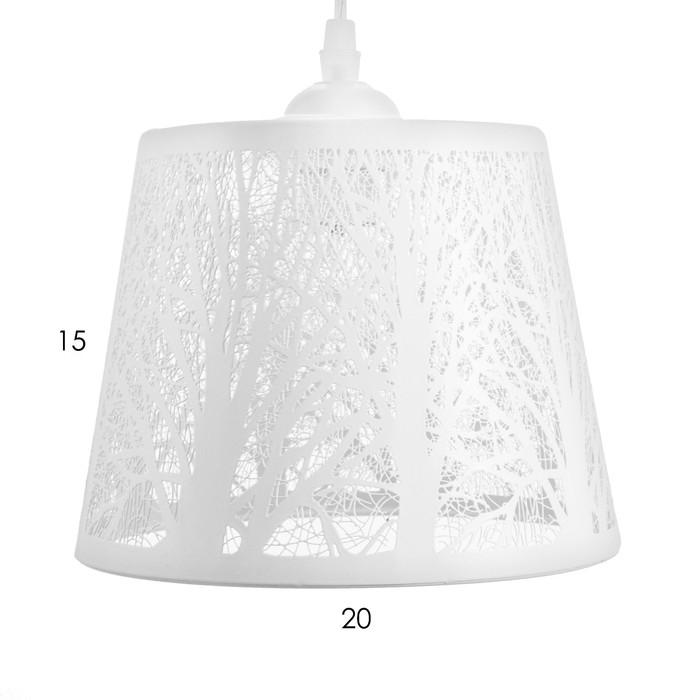 Светильник BayerLux "Чаща" 3хЕ27 40Вт белый 40х40х20-90см