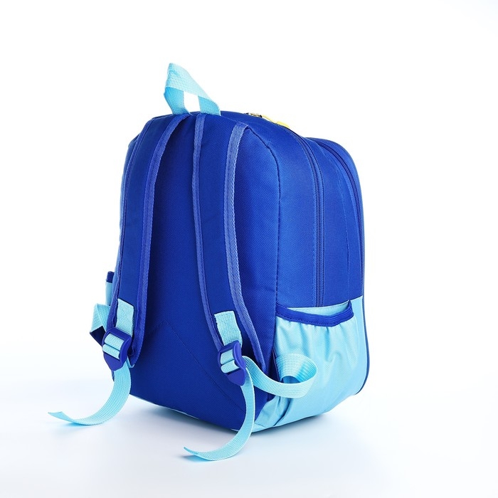 Рюкзак на молнии, цвет синий/голубой Рюкзак на молнии, цвет синий/голубой