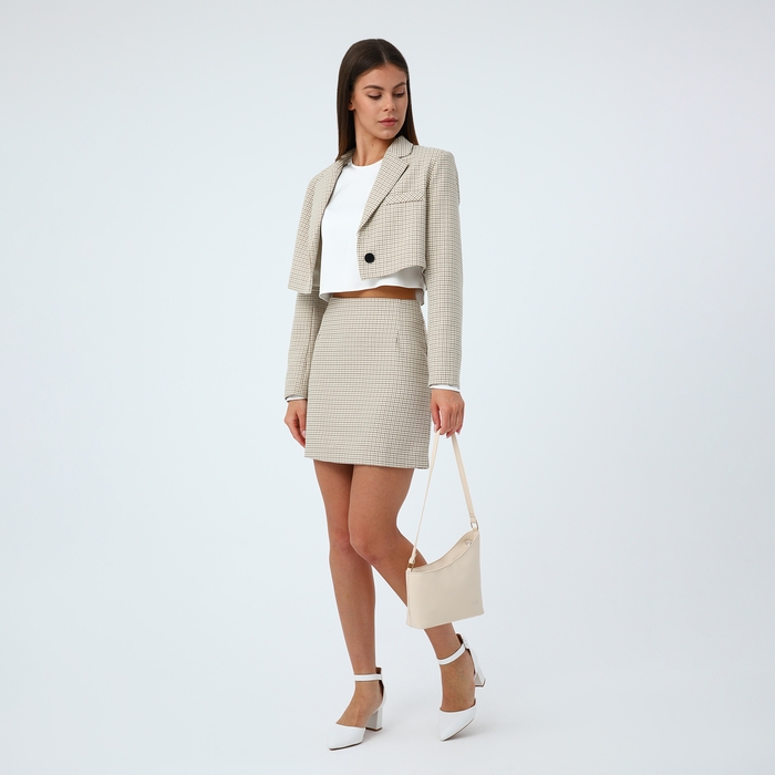 Сумка кросс-боди на молнии, цвет бежевый Сумка кросс-боди на молнии, цвет бежевый