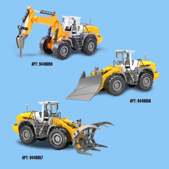 Трактор инерционный «Каток», подвижные детали Трактор инерционный «Каток», подвижные детали