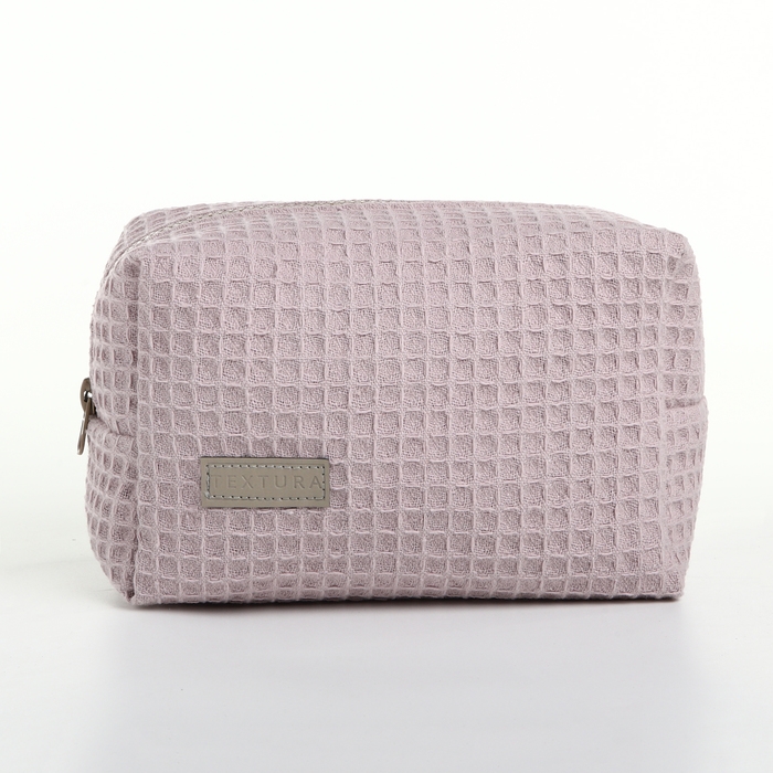 Косметичка на молнии TEXTURA, цвет розовый Косметичка на молнии TEXTURA, цвет розовый