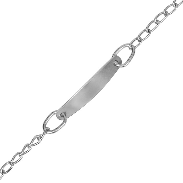 Ошейник - удавка с табличкой под гравировку, 32,5 см, толщина проволоки 1,6 мм Ошейник - удавка с табличкой под гравировку, 32,5 см, толщина проволоки 1,6 мм