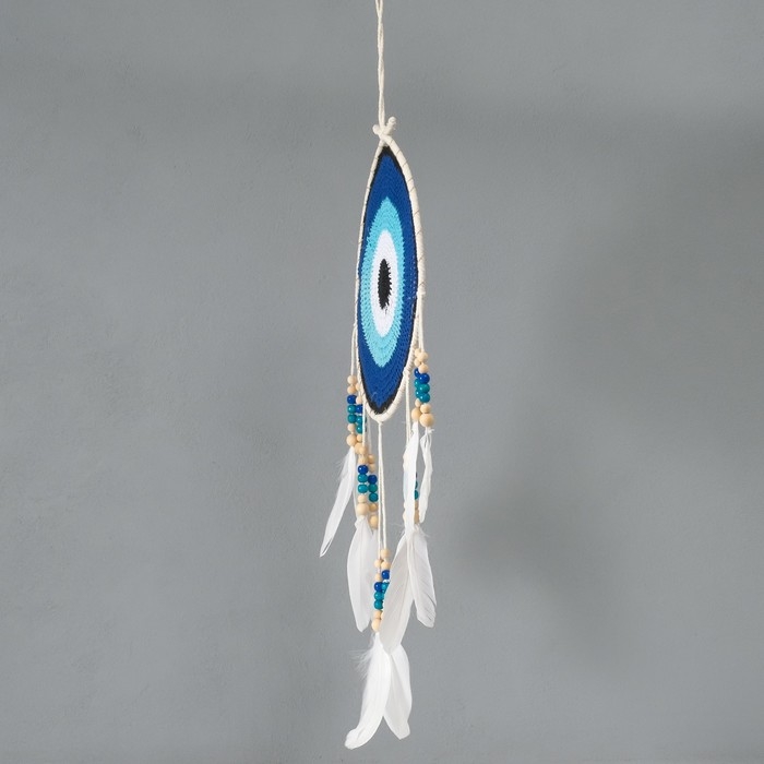 Ловец снов от сглаза Ловец снов от сглаза "Назар" с перьями 30х60 см