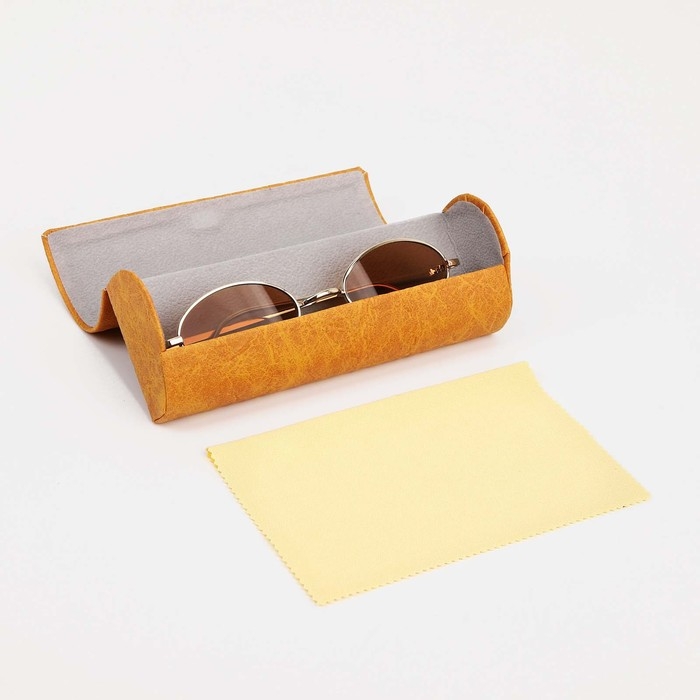 Футляр для очков на магните, длина 15,6 см, цвет оранжевый Футляр для очков на магните, длина 15,6 см, цвет оранжевый