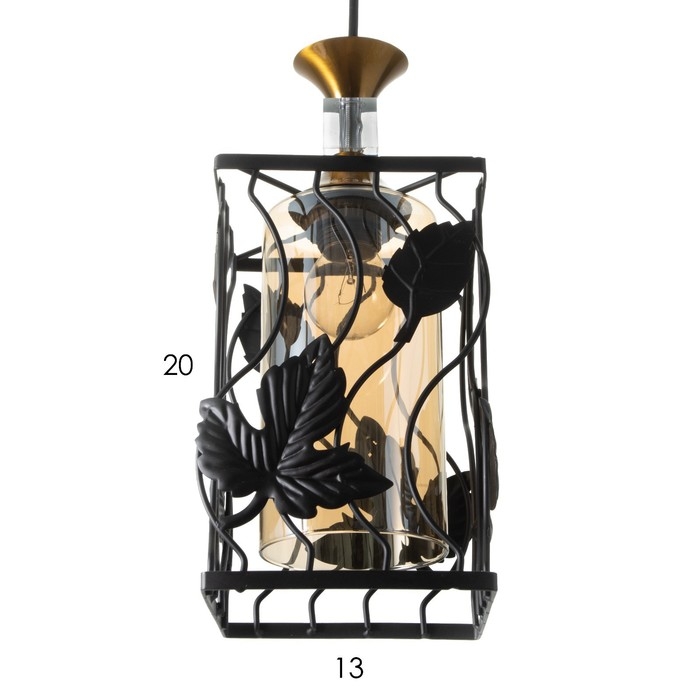 Светильник BayerLux 2108/1BK E27 40Вт черный 14х14х100 см Светильник BayerLux 2108/1BK E27 40Вт черный 14х14х100 см