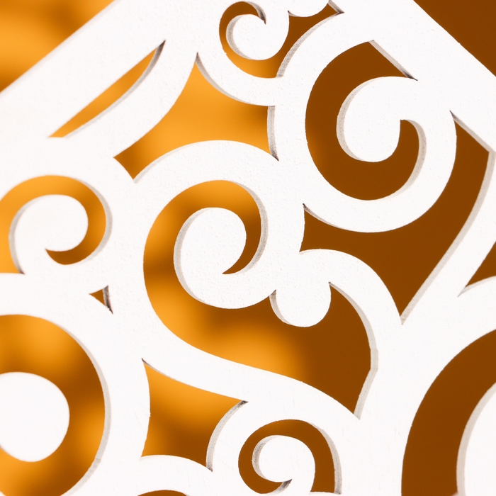 Кашпо деревянное 18×6×20 см Конверт Радель  Кашпо деревянное 18×6×20 см Конверт Радель "Дуновение", белый Дарим Красиво