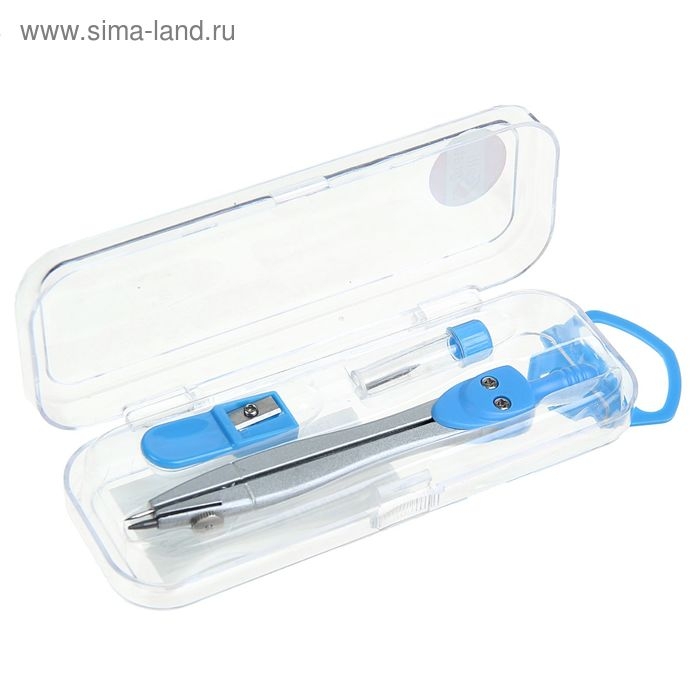 Готовальня Calligrata 3 предмета: циркуль, грифель, точилка, в пластиковом пенале Готовальня Calligrata 3 предмета: циркуль, грифель, точилка, в пластиковом пенале