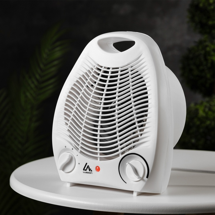 Тепловентилятор Luazon LTO-03, спиральный, напольный, 1000/2000 Вт, 2 режима, белый Тепловентилятор Luazon LTO-03, спиральный, напольный, 1000/2000 Вт, 2 режима, белый