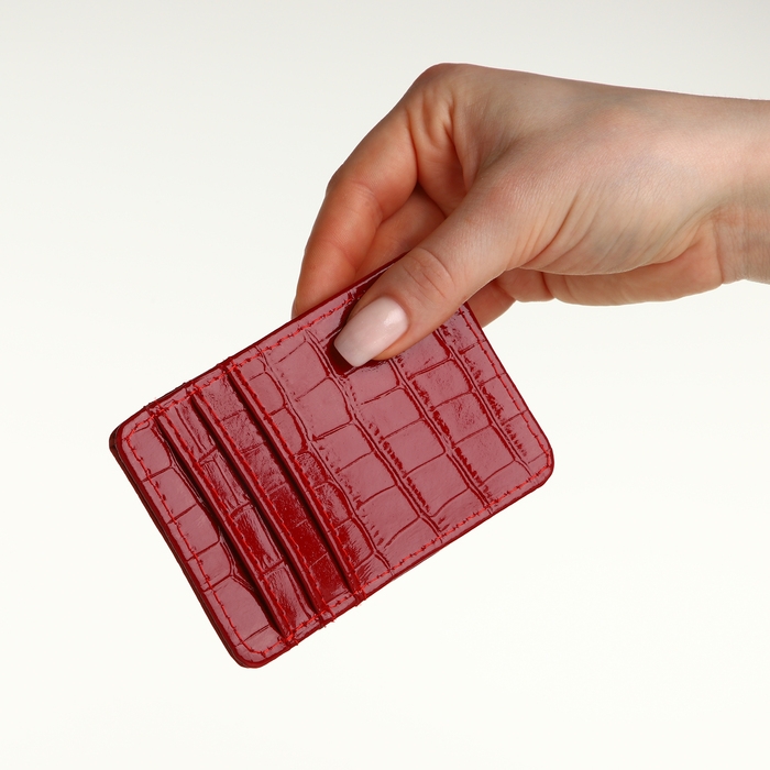 Картхолдер, TEXTURA, цвет красный Картхолдер, TEXTURA, цвет красный