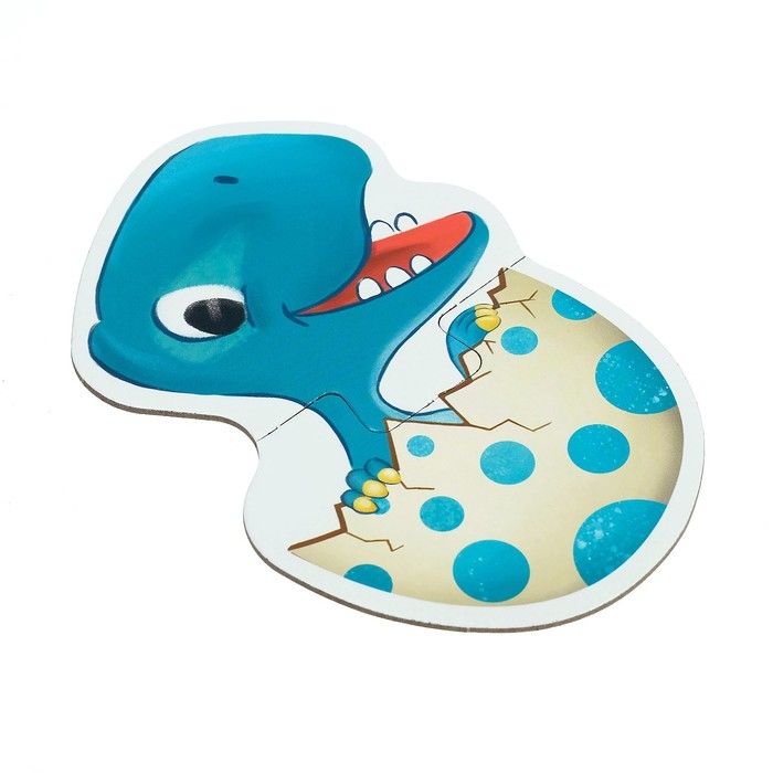 Макси-пазлы «Малыши-динозавры», 5 пазлов, 10 деталей Макси-пазлы «Малыши-динозавры», 5 пазлов, 10 деталей