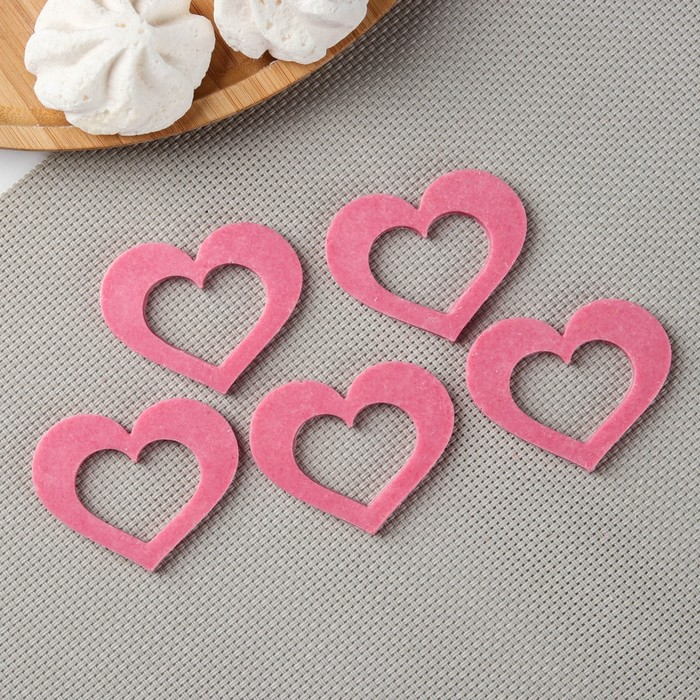 Силиконовая форма «Сердце для шоколада», 5,5×4 см, цвет прозрачный Силиконовая форма «Сердце для шоколада», 5,5×4 см, цвет прозрачный