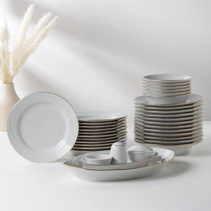 УЦЕНКА Сервиз столовый «Классик», 35 предметов, 2 вида тарелок ( отсутсвует салатник) УЦЕНКА Сервиз столовый «Классик», 35 предметов, 2 вида тарелок ( отсутсвует салатник)