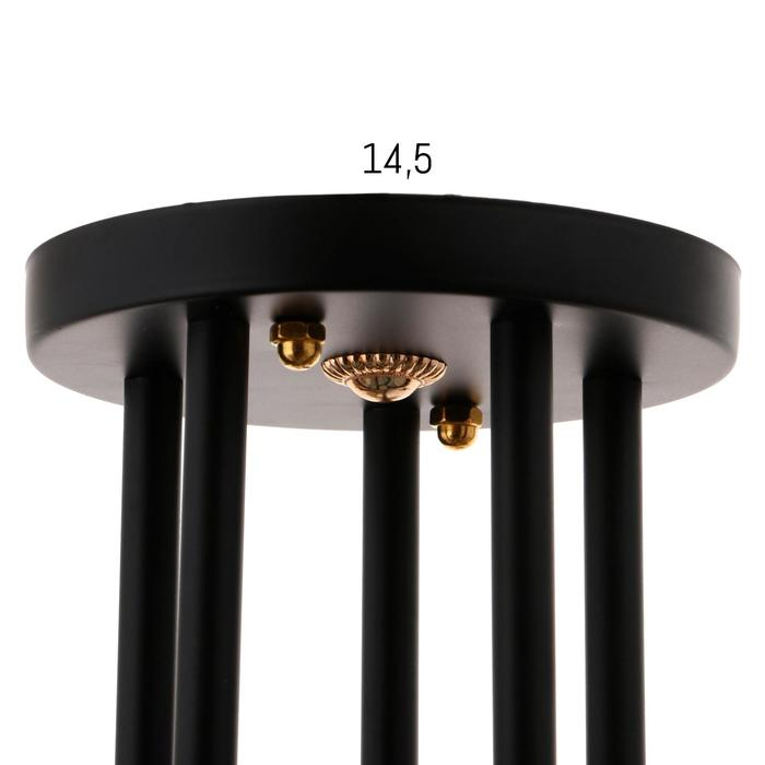 Люстра 10101/5 5х60Вт Е27, черный/янтарный, 56х56х28 см Люстра 10101/5 5х60Вт Е27, черный/янтарный, 56х56х28 см