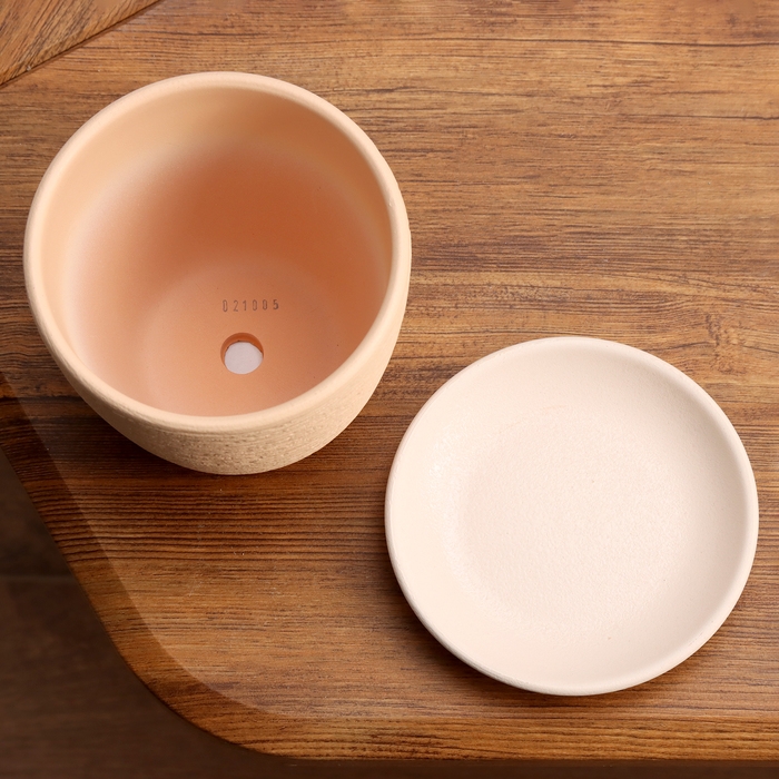 Горшок цветочный Гнездо бежевый крокус №1, 0,7 л, d - 11,7 см Горшок цветочный Гнездо бежевый крокус №1, 0,7 л, d - 11,7 см