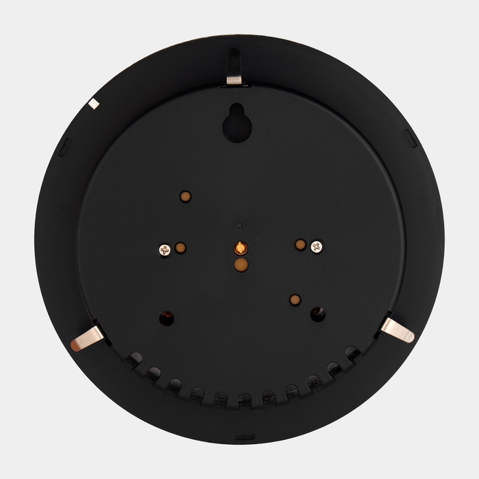 Барометр механический, метеостанция, настенный, золотая рамка, d = 13 см Барометр механический, метеостанция, настенный, золотая рамка, d = 13 см