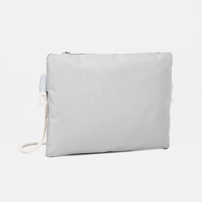 Набор рюкзак школьный на молнии из текстиля, шопер, сумка, пенал, цвет серый