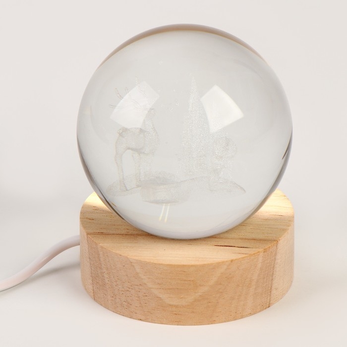 Светильник новогодний «Новый год! Сказочный лес» Светильник новогодний «Новый год! Сказочный лес»