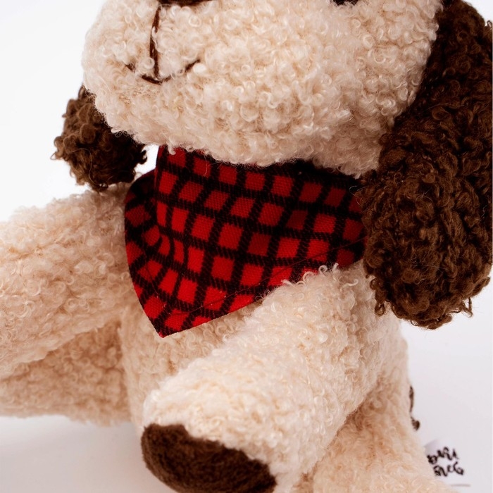 Мягкая игрушка «Собака», 14,5 см, цвет бежевый Мягкая игрушка «Собака», 14,5 см, цвет бежевый