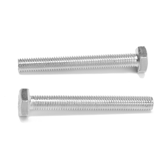 Болт ТУНДРА, оцинкованный, DIN 933, класс прочности 8.8, М10х80 мм, 1 кг Болт ТУНДРА, оцинкованный, DIN 933, класс прочности 8.8, М10х80 мм, 1 кг