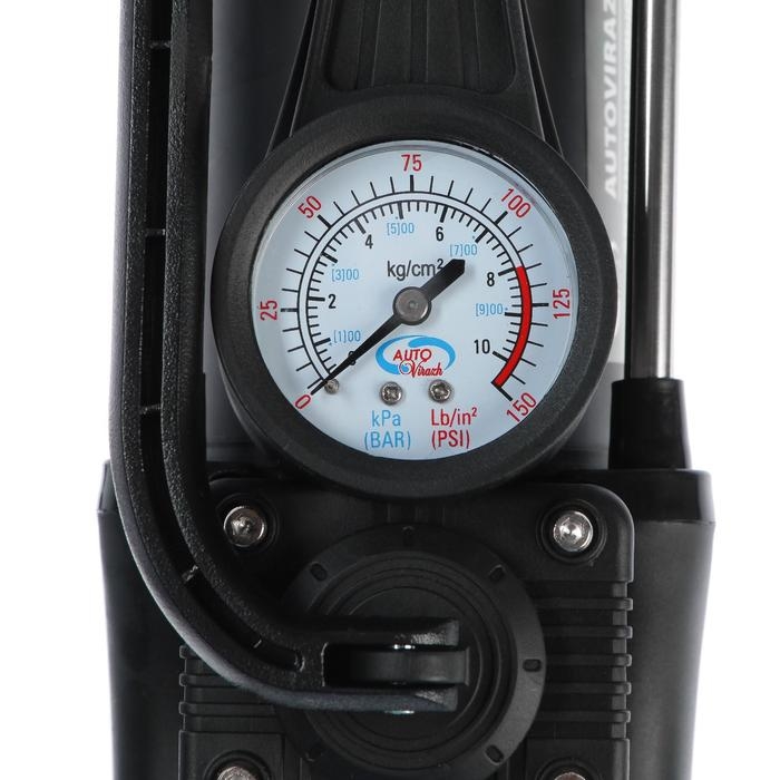 Компрессор автомобильный, двухцилиндровый Autovirazh 75 л/мин с манометром AV-010750 Компрессор автомобильный, двухцилиндровый Autovirazh 75 л/мин с манометром AV-010750