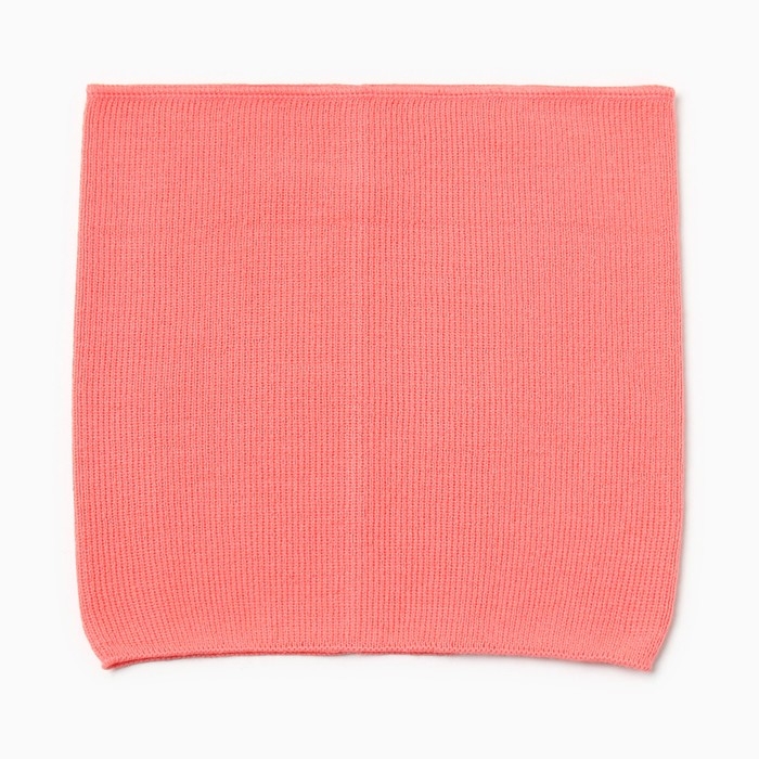 Снуд детский, цвет коралловый, размер 25х26 см