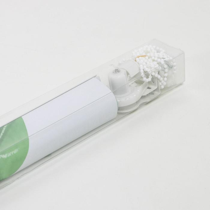 Штора рулонная &laquo;Ветви&raquo;, блэкаут, 90&times;200 см, цвет белый