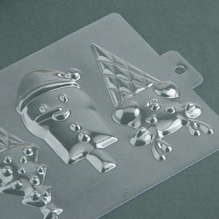 Новый год. Форма для шоколада «Новогоднее настроение», 21 х 14 см Новый год. Форма для шоколада «Новогоднее настроение», 21 х 14 см