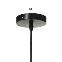 Светильник BayerLux 2467/1BK E27 40Вт черный 25х25х25-125 см