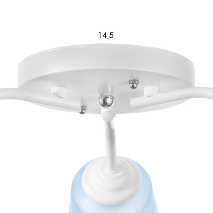 Люстра Люстра "Онлайн" (цилиндр) 3х15Вт Е27 МОДЕЛЬ: BR 00202 белый/синий