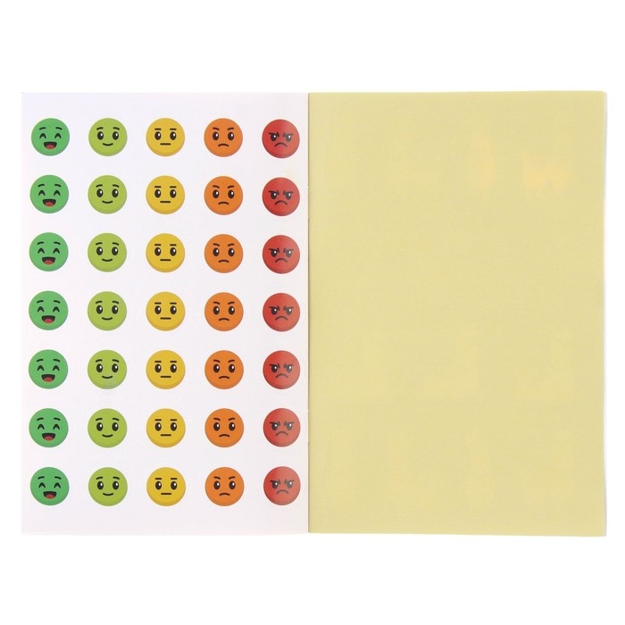 Наклейки детские в стикербуке &laquo;Оценки&raquo;, 8 листов, 12 х 18 см