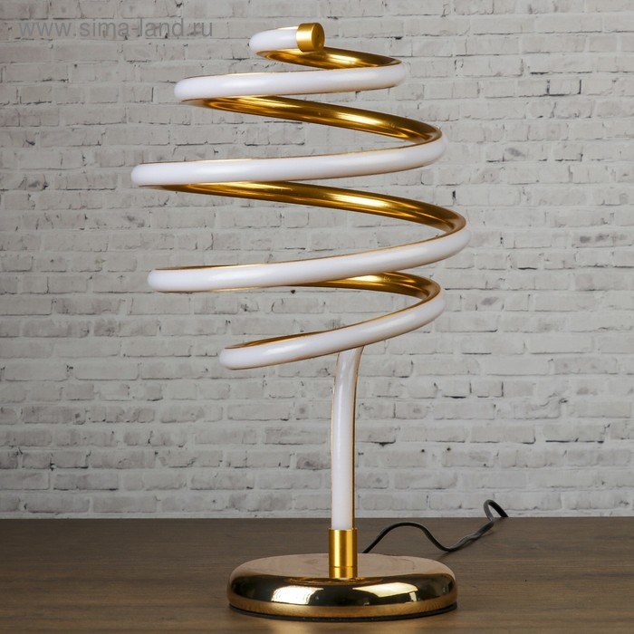 Настольная лампа металл, силикон Настольная лампа металл, силикон "Спираль" 5Вт от 220В 22,5х22,5х37,5 RISALUX