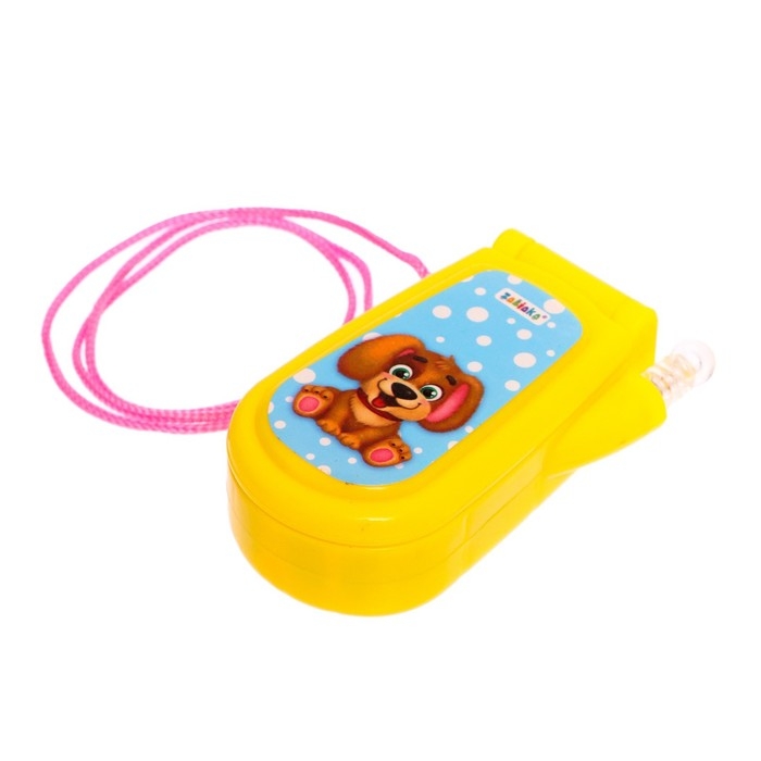 Музыкальный телефон «Домашние питомцы», русская озвучка, световые эффекты, работает от батареек, МИКС Музыкальный телефон «Домашние питомцы», русская озвучка, световые эффекты, работает от батареек, МИКС