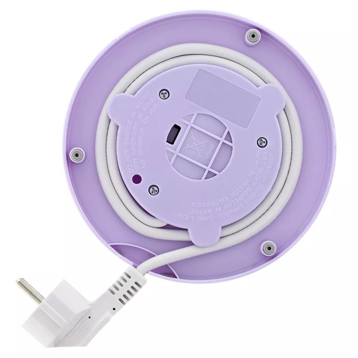 Чайник электрический Kitfort KT-6624, стекло, 1.7 л, 2200 Вт, фиолетовый Чайник электрический Kitfort KT-6624, стекло, 1.7 л, 2200 Вт, фиолетовый