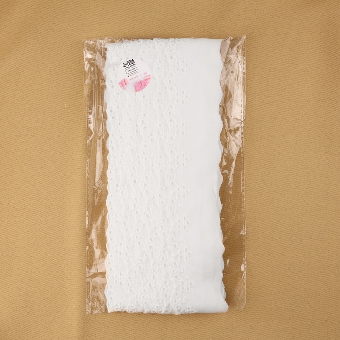 Кружево шитьё 47мм*15±1ярд(13,7м±1м) белый АУ Кружево шитьё 47мм*15±1ярд(13,7м±1м) белый АУ