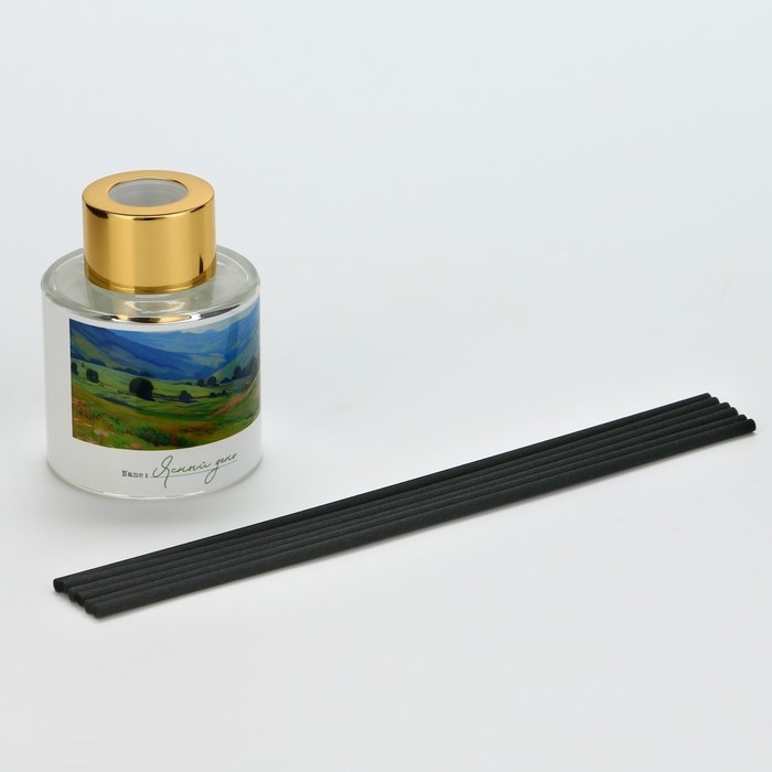 Диффузор ароматический палочки, ароматизатор для дома «Аромадиффузор: Ясный день», роза, 50 мл.