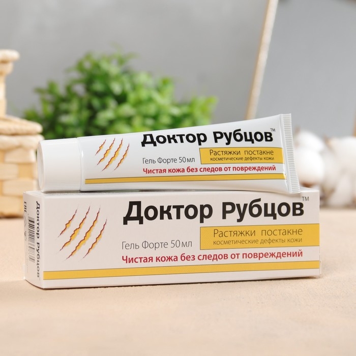 Гель Форте  Гель Форте "Доктор Рубцов Чистая кожа без следов и растяжек", 50 мл