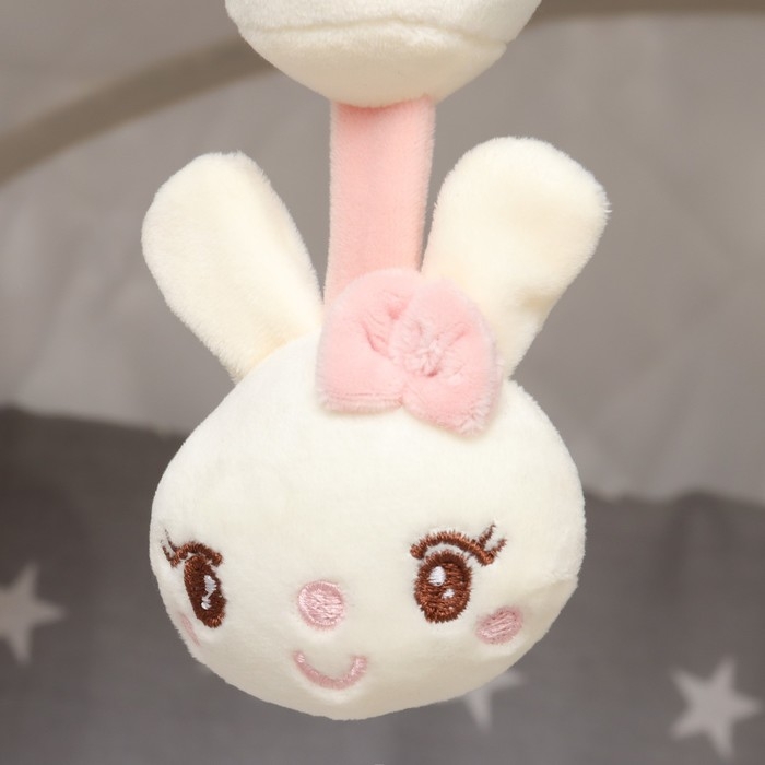 Подвеска - погремушка «Милая зайка», на кроватку, коляску, Крошка Я Подвеска - погремушка «Милая зайка», на кроватку, коляску, Крошка Я