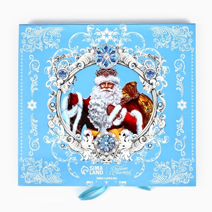 Коробка под 9 конфет с ячейками «Снежная сказка» 14.8 х 13.5 х 3.5 см, Новый год Коробка под 9 конфет с ячейками «Снежная сказка» 14.8 х 13.5 х 3.5 см, Новый год