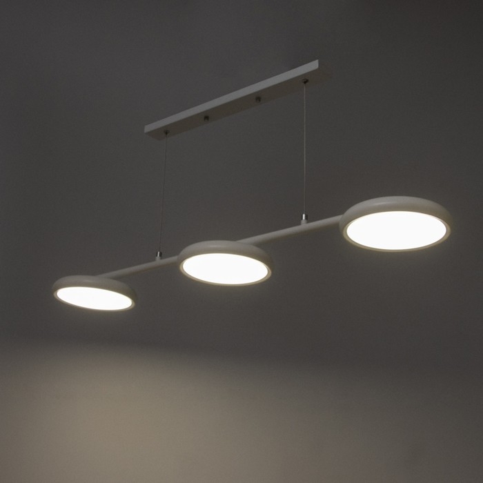 Люстра Люстра "Нильсин" 3хLED 72Вт 3000-6000К белый 100х20х100 см