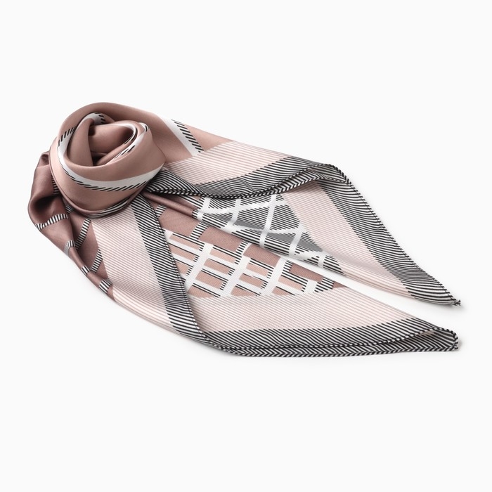 Платок женский MINAKU р-р 70*70 см, цв. пудровый Платок женский MINAKU р-р 70*70 см, цв. пудровый