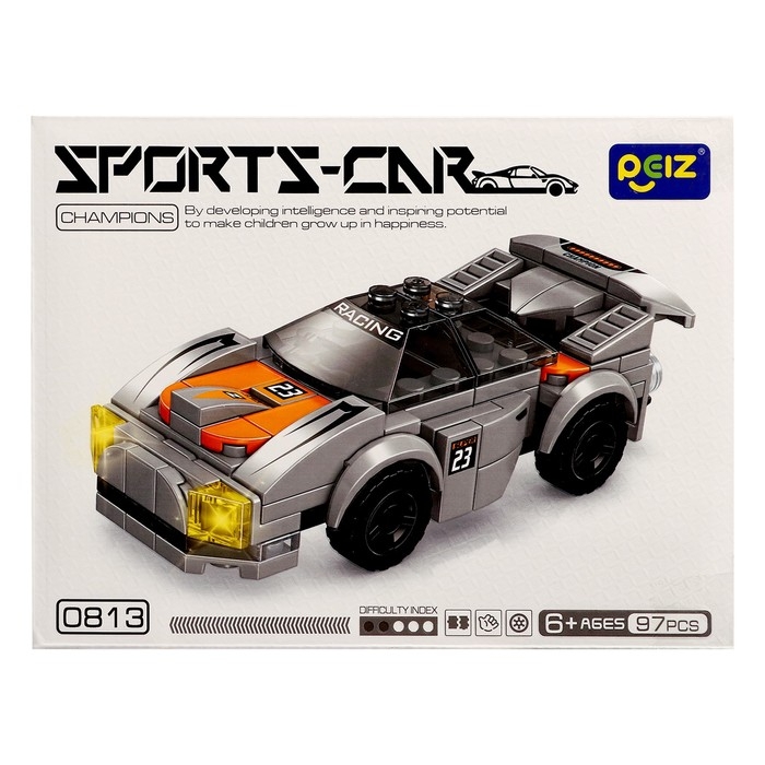 Конструктор Гонка &laquo;Спорткар&raquo;, 97 деталей