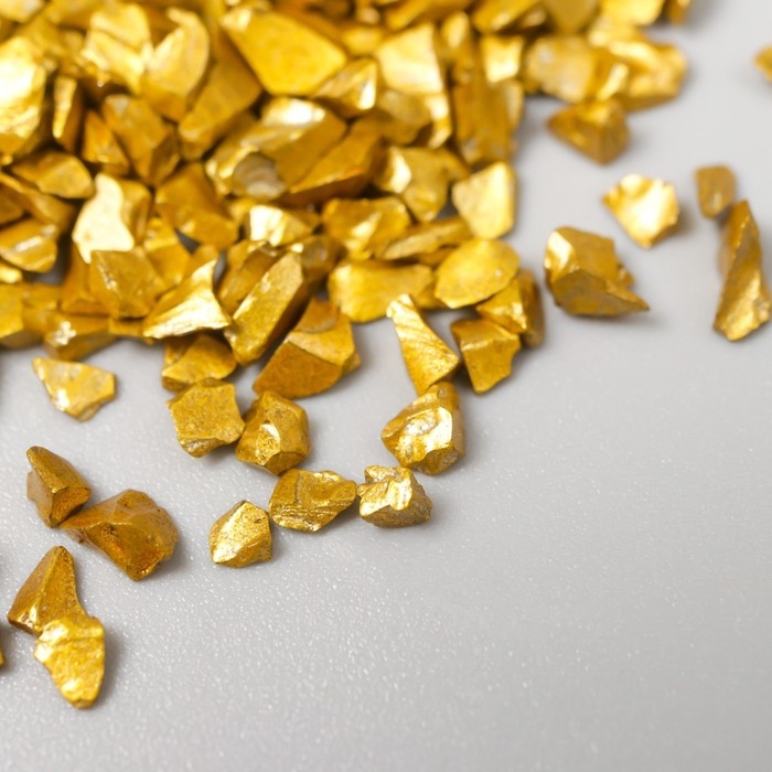 Декор стекло Декор стекло "Слюда золото" 20 гр