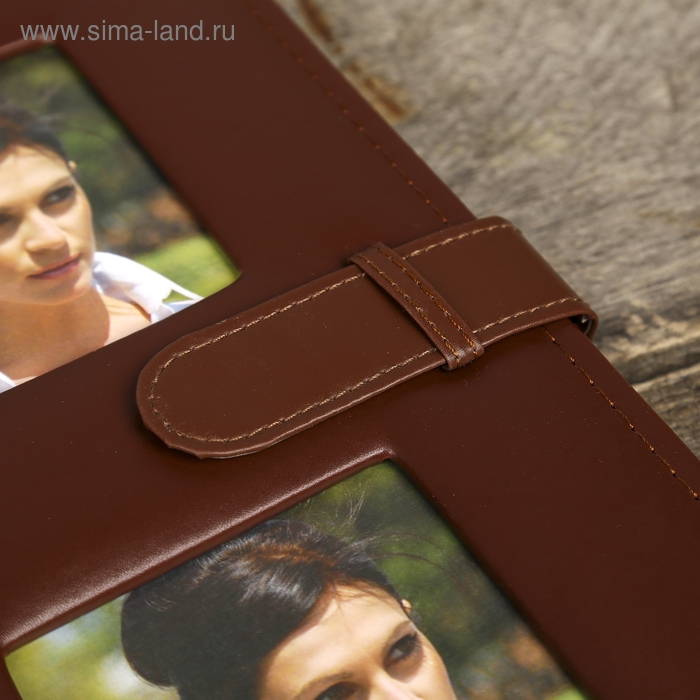 Фотоальбом на 300 фото 10х15 см Фотоальбом на 300 фото 10х15 см "Шоколад" кожзам 33х19х6 см