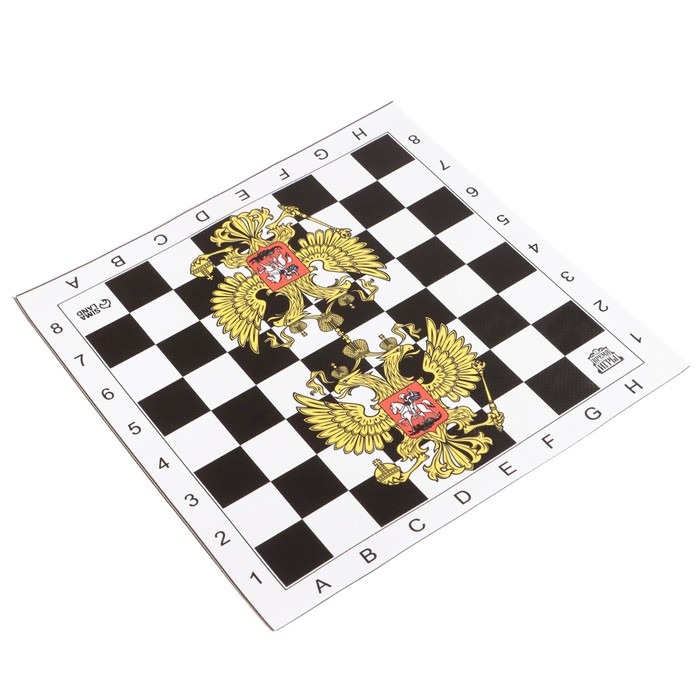 Шахматное поле 30 х 30 см Шахматное поле 30 х 30 см "Россия", винил
